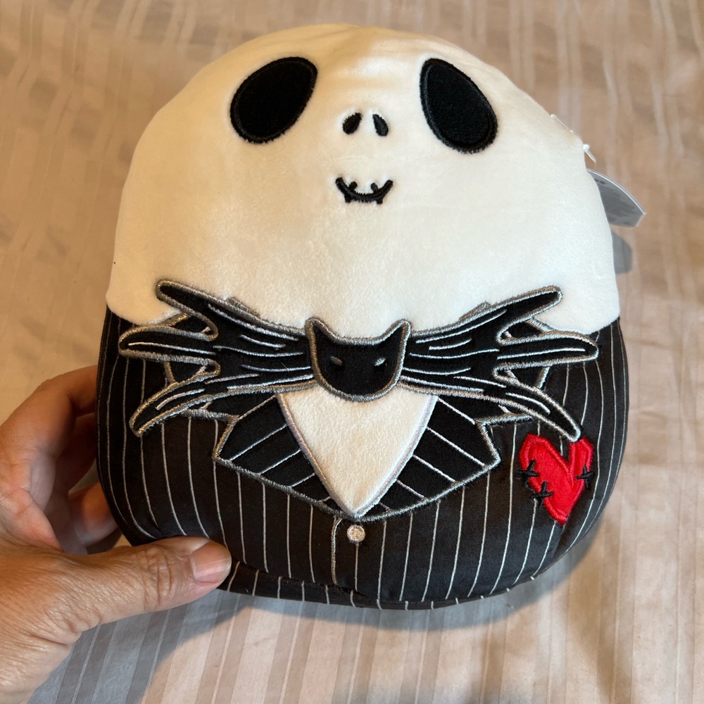Squishmallow Jack Skellington Valentine 2025. NWT. 8” Nightmare Before Christmas
